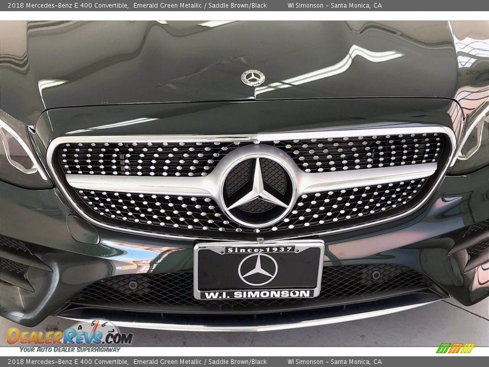 2018 Mercedes-Benz E 400 Convertible Emerald Green Metallic / Saddle Brown/Black Photo #30