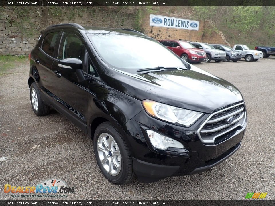 2021 Ford EcoSport SE Shadow Black / Ebony Black Photo #3