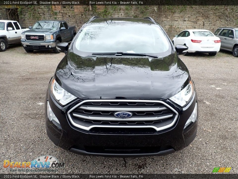 2021 Ford EcoSport SE Shadow Black / Ebony Black Photo #4