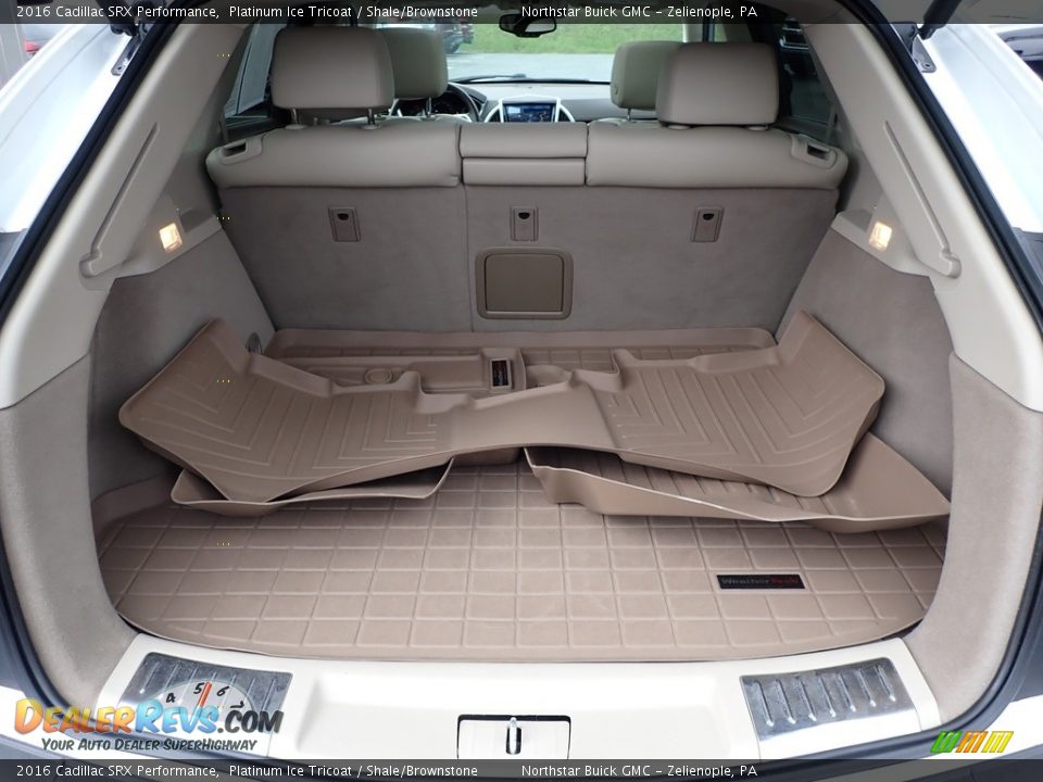 2016 Cadillac SRX Performance Platinum Ice Tricoat / Shale/Brownstone Photo #10