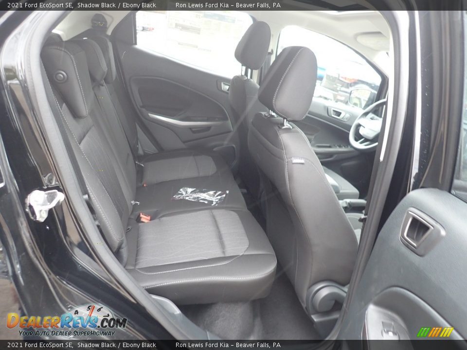 2021 Ford EcoSport SE Shadow Black / Ebony Black Photo #10