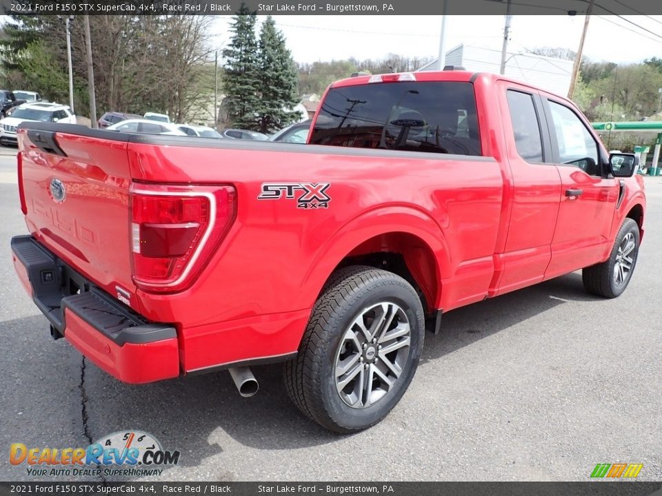 2021 Ford F150 STX SuperCab 4x4 Race Red / Black Photo #5