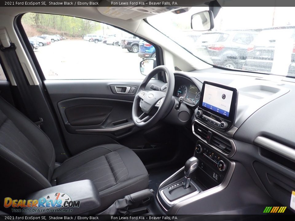 2021 Ford EcoSport SE Shadow Black / Ebony Black Photo #12