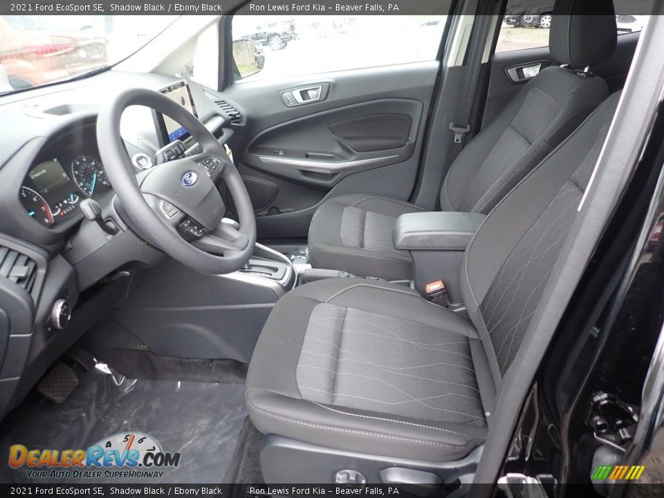 2021 Ford EcoSport SE Shadow Black / Ebony Black Photo #14