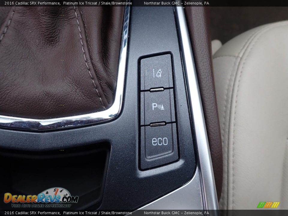 2016 Cadillac SRX Performance Platinum Ice Tricoat / Shale/Brownstone Photo #22