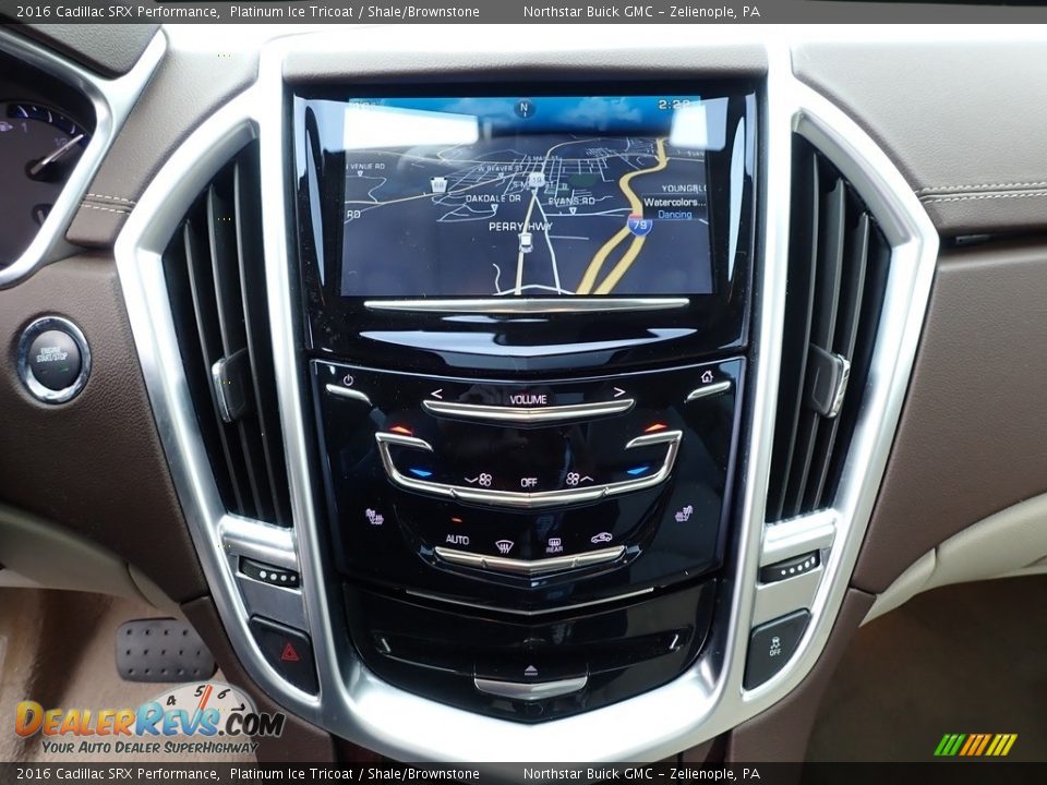 2016 Cadillac SRX Performance Platinum Ice Tricoat / Shale/Brownstone Photo #23