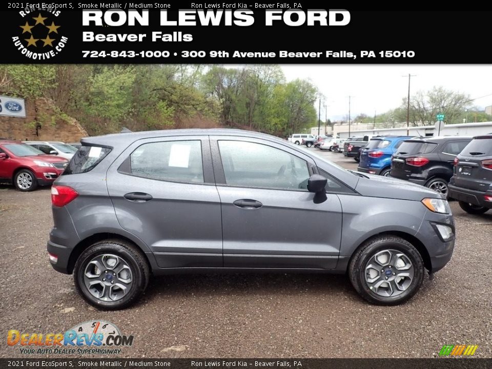 2021 Ford EcoSport S Smoke Metallic / Medium Stone Photo #1