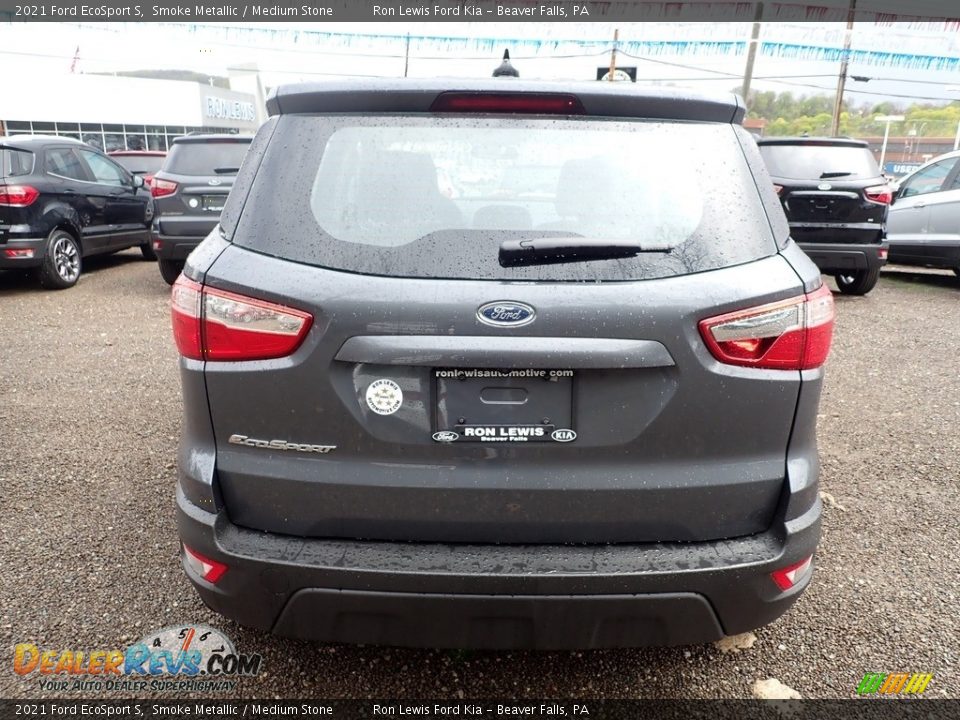 2021 Ford EcoSport S Smoke Metallic / Medium Stone Photo #8