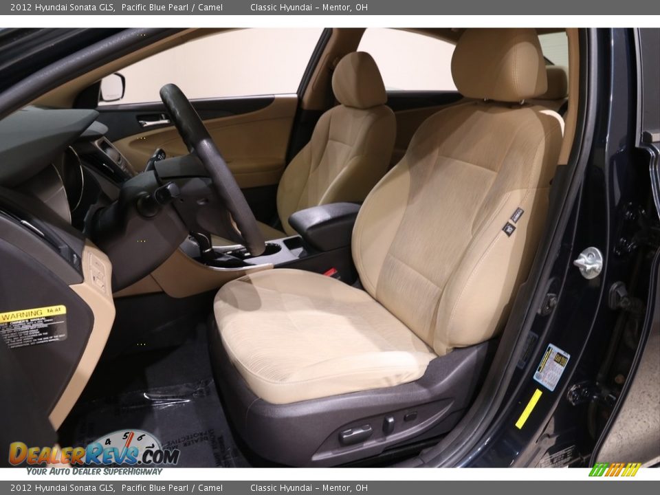 2012 Hyundai Sonata GLS Pacific Blue Pearl / Camel Photo #5