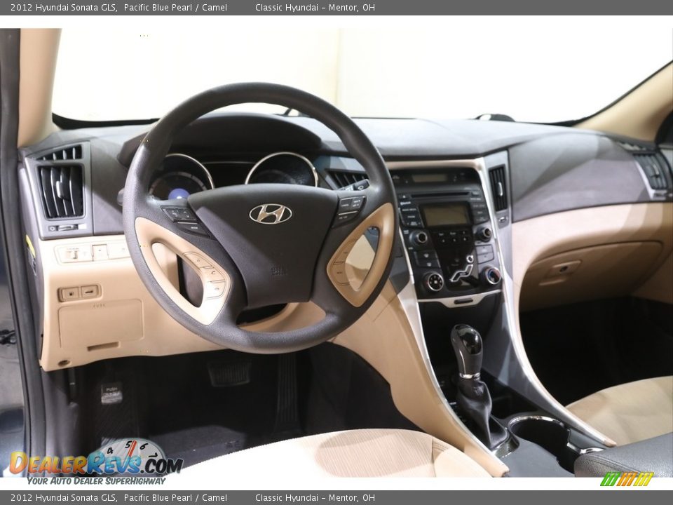 2012 Hyundai Sonata GLS Pacific Blue Pearl / Camel Photo #6