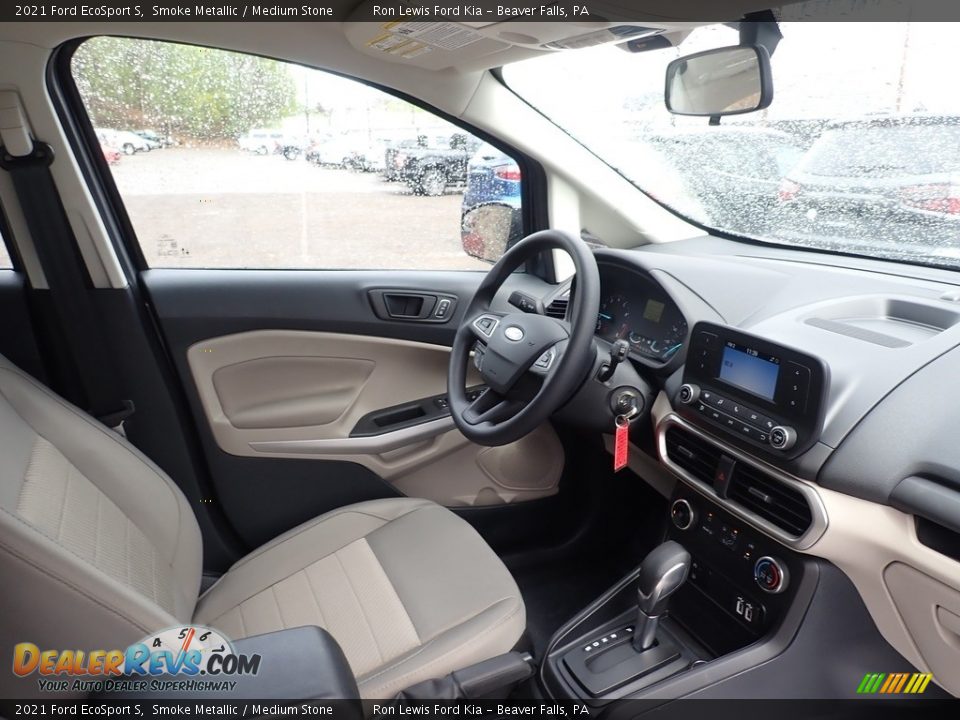 2021 Ford EcoSport S Smoke Metallic / Medium Stone Photo #11