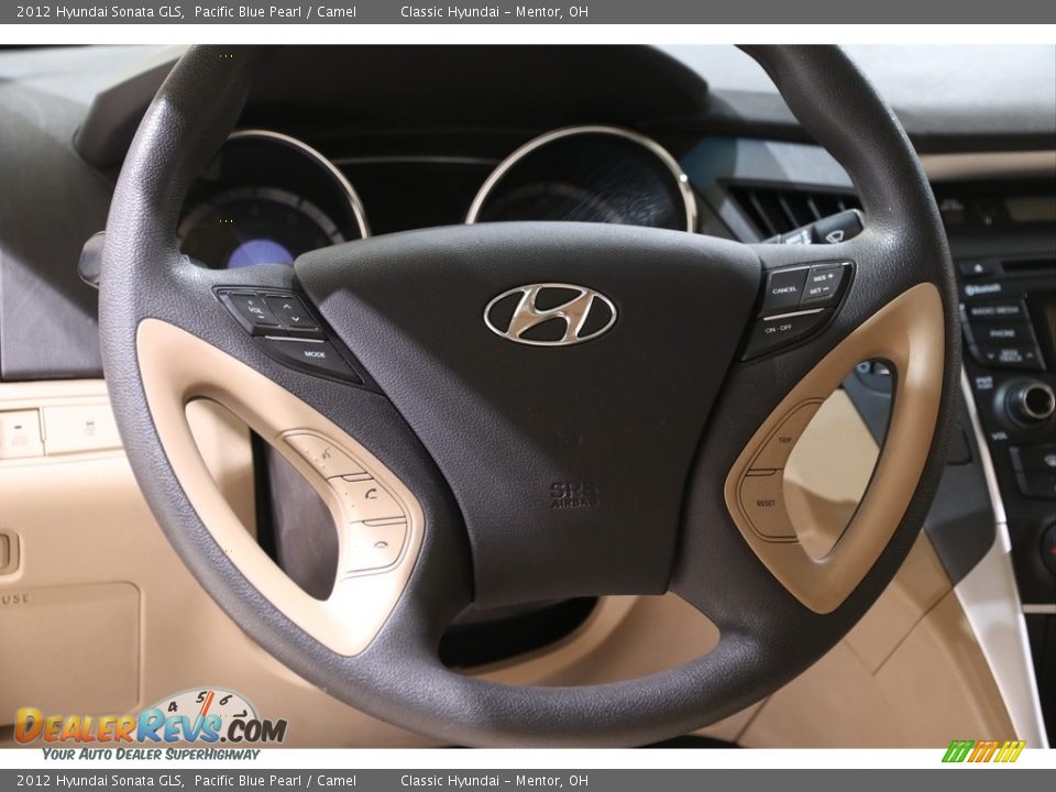 2012 Hyundai Sonata GLS Pacific Blue Pearl / Camel Photo #7