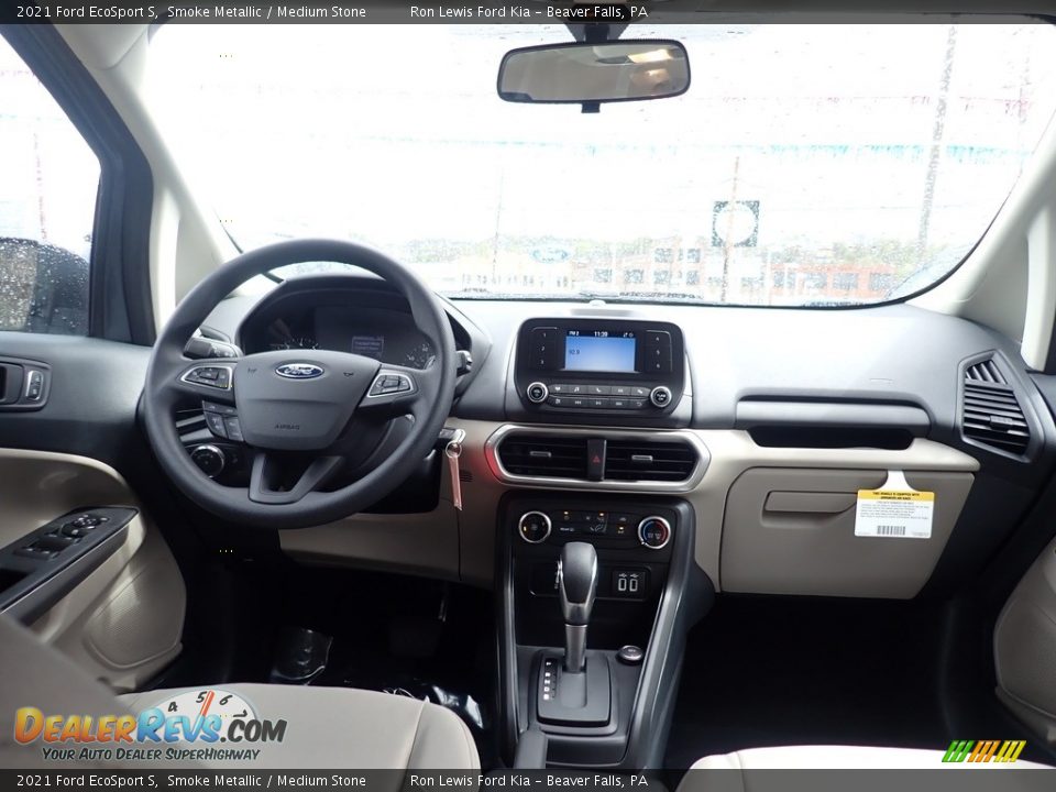 2021 Ford EcoSport S Smoke Metallic / Medium Stone Photo #13