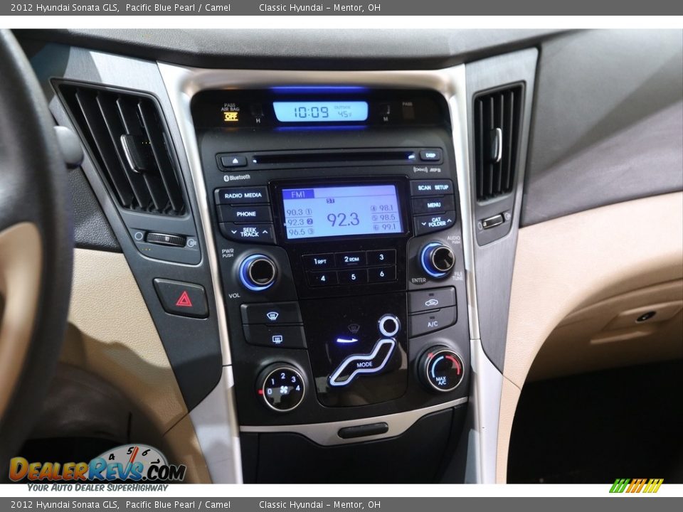 2012 Hyundai Sonata GLS Pacific Blue Pearl / Camel Photo #9