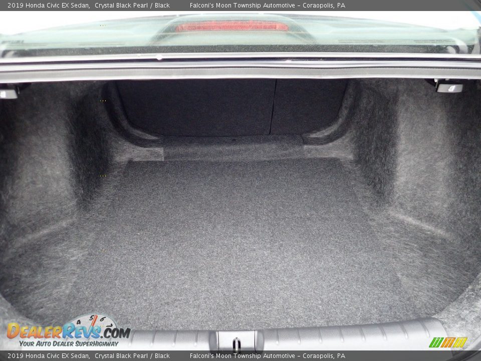 2019 Honda Civic EX Sedan Crystal Black Pearl / Black Photo #4