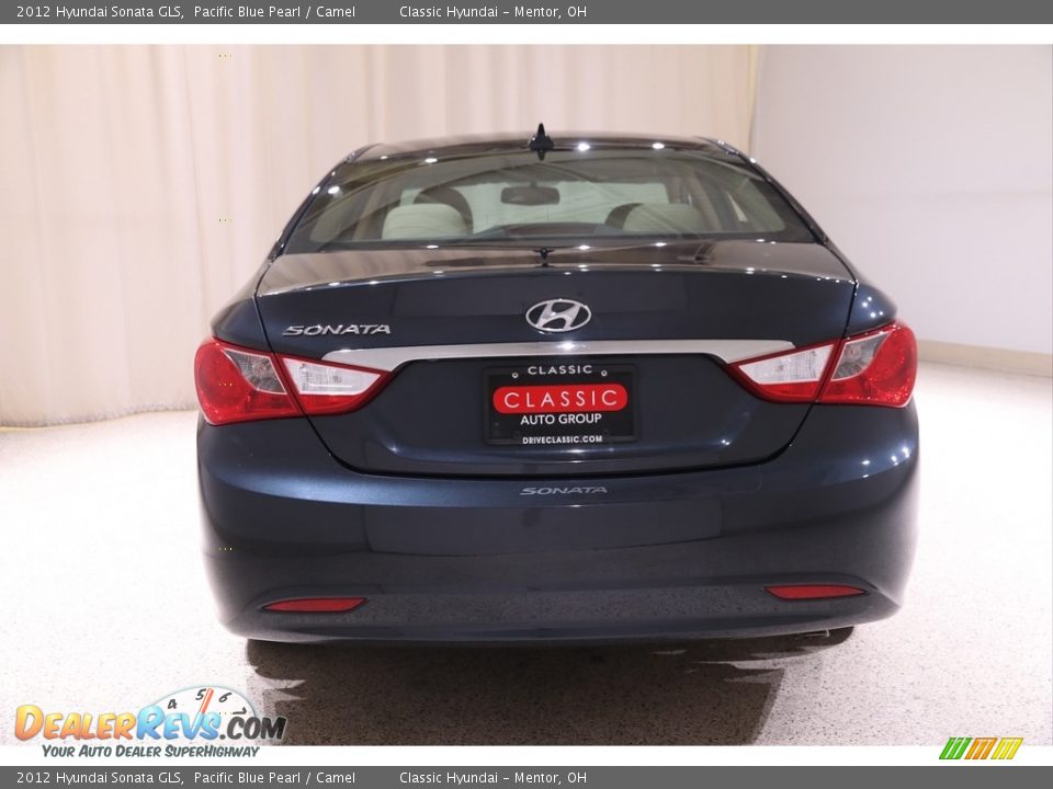 2012 Hyundai Sonata GLS Pacific Blue Pearl / Camel Photo #16