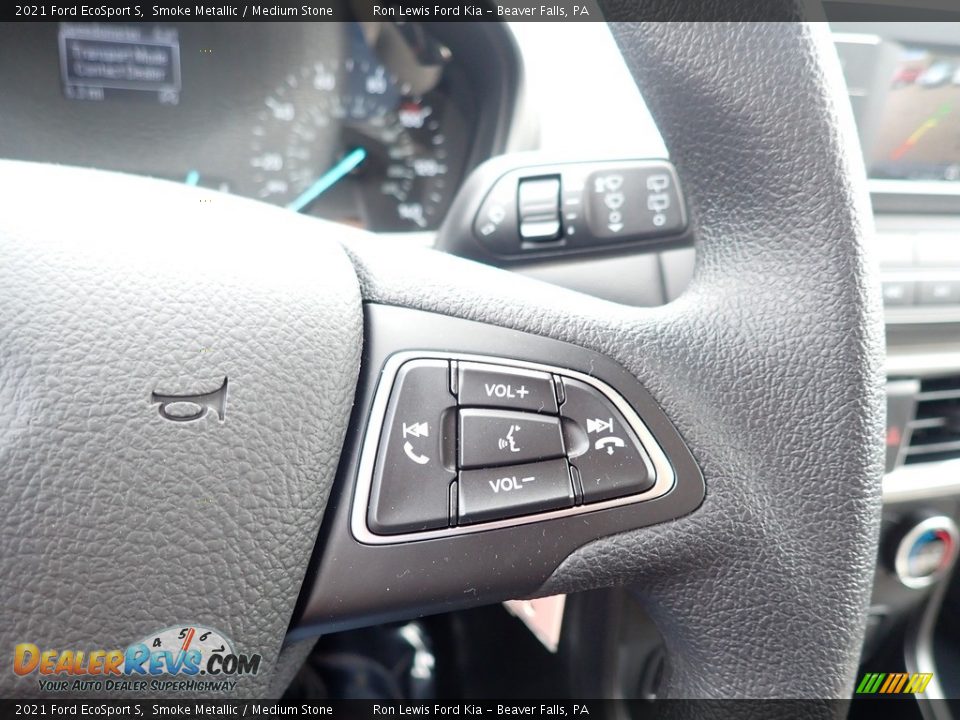 2021 Ford EcoSport S Smoke Metallic / Medium Stone Photo #21