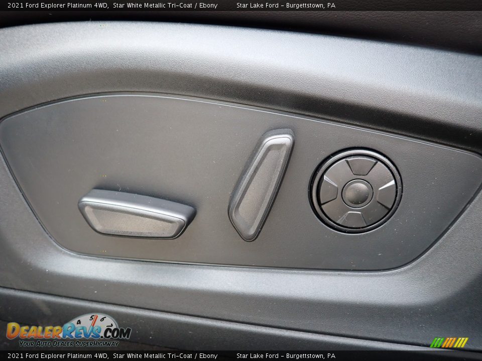 2021 Ford Explorer Platinum 4WD Star White Metallic Tri-Coat / Ebony Photo #15