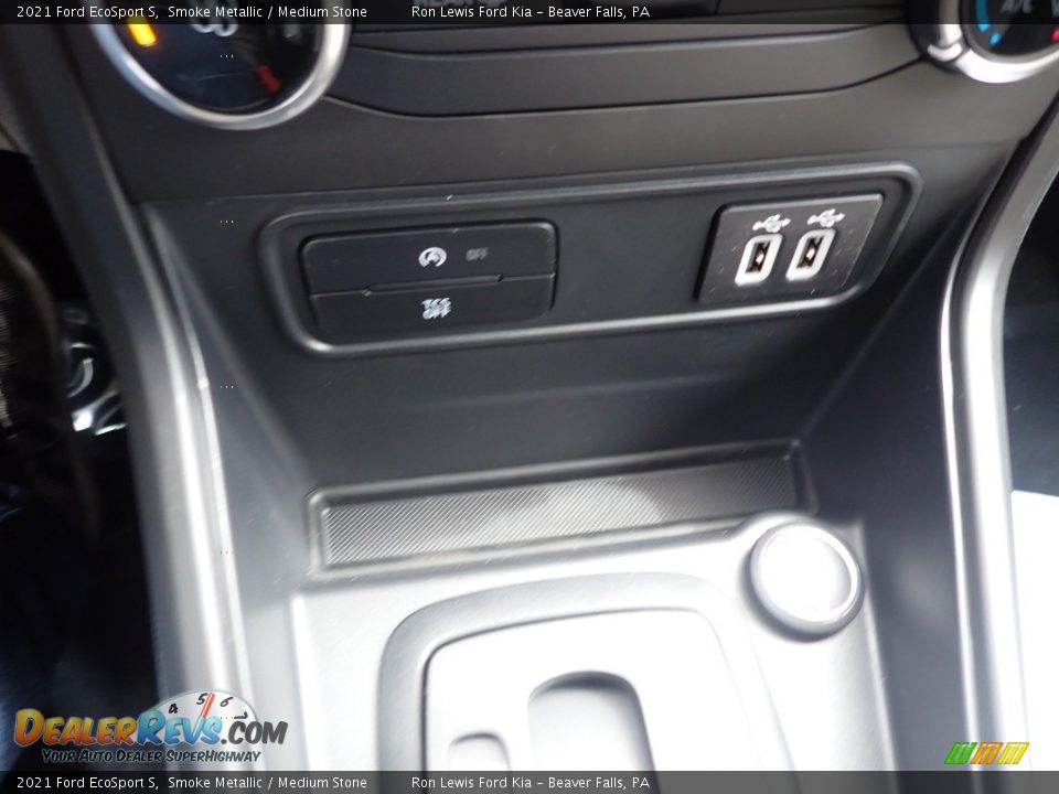2021 Ford EcoSport S Smoke Metallic / Medium Stone Photo #24