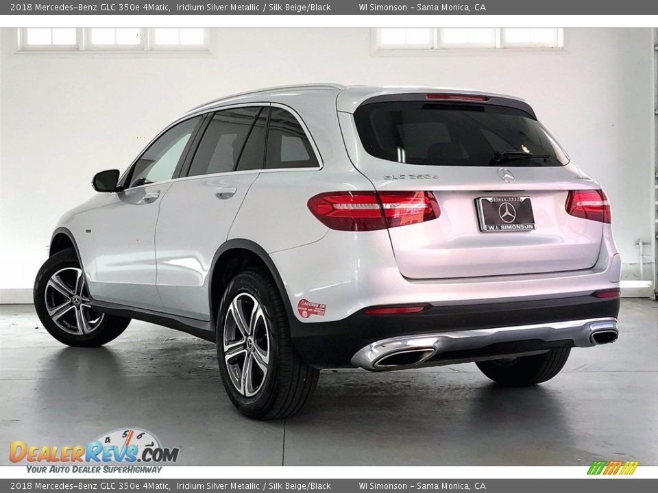 2018 Mercedes-Benz GLC 350e 4Matic Iridium Silver Metallic / Silk Beige/Black Photo #10