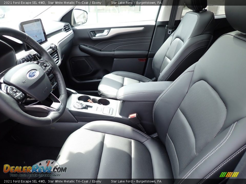 2021 Ford Escape SEL 4WD Star White Metallic Tri-Coat / Ebony Photo #10