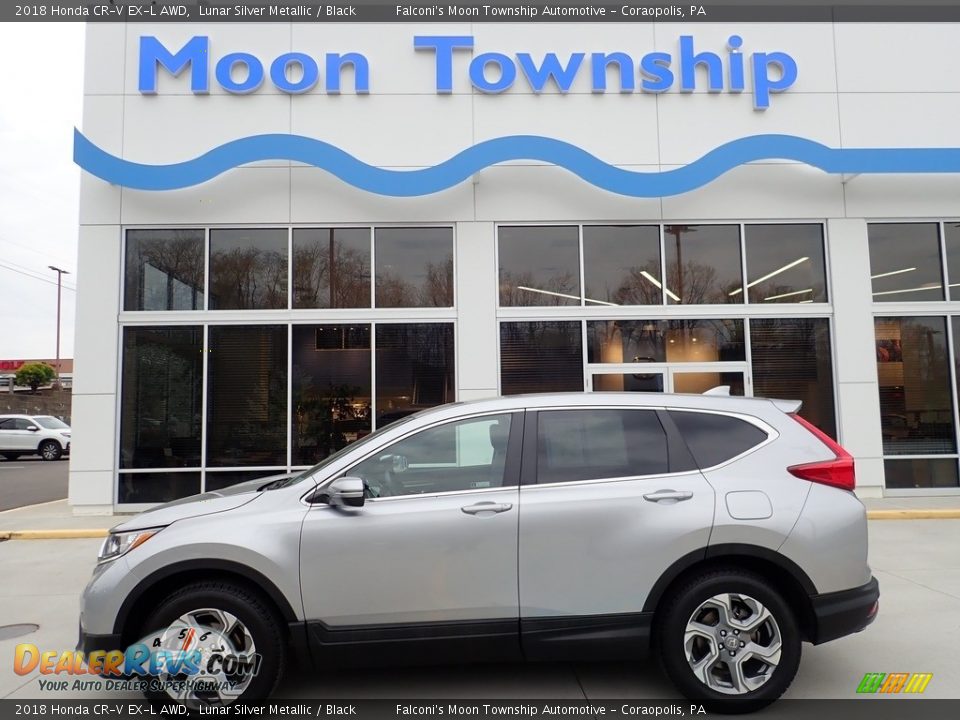 2018 Honda CR-V EX-L AWD Lunar Silver Metallic / Black Photo #1