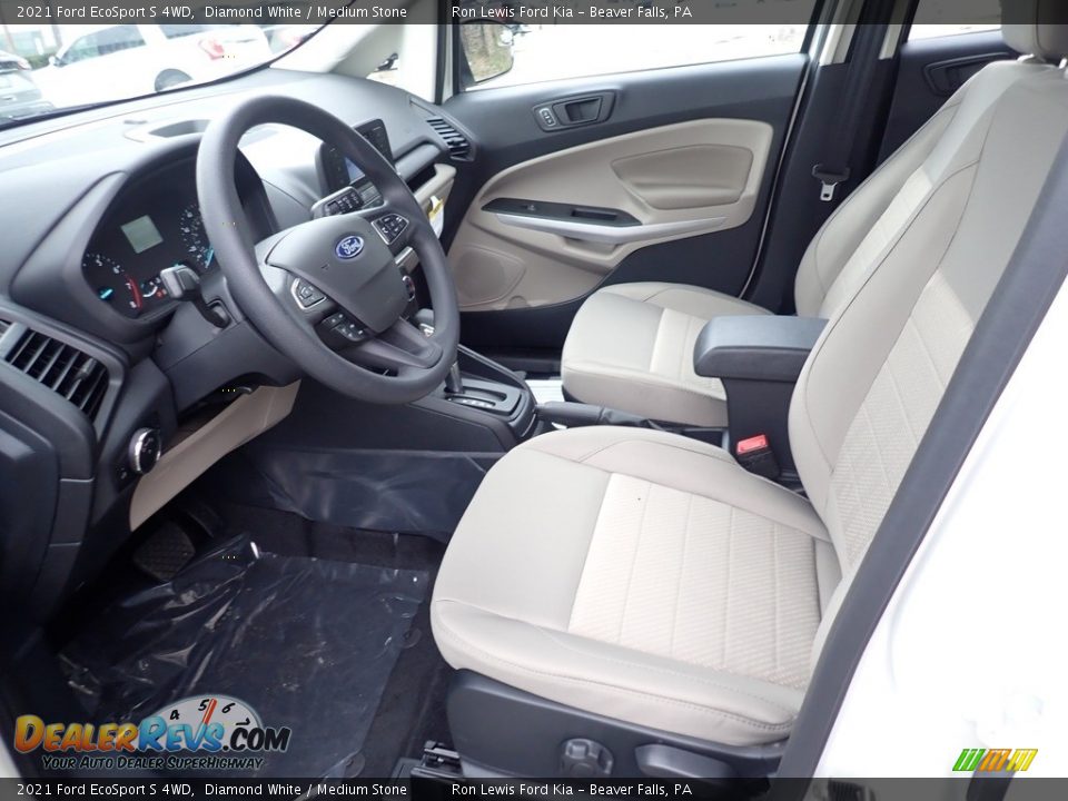 Front Seat of 2021 Ford EcoSport S 4WD Photo #14