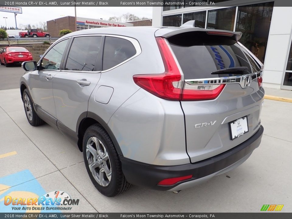 2018 Honda CR-V EX-L AWD Lunar Silver Metallic / Black Photo #2