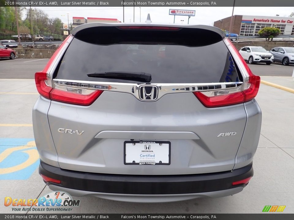 2018 Honda CR-V EX-L AWD Lunar Silver Metallic / Black Photo #3