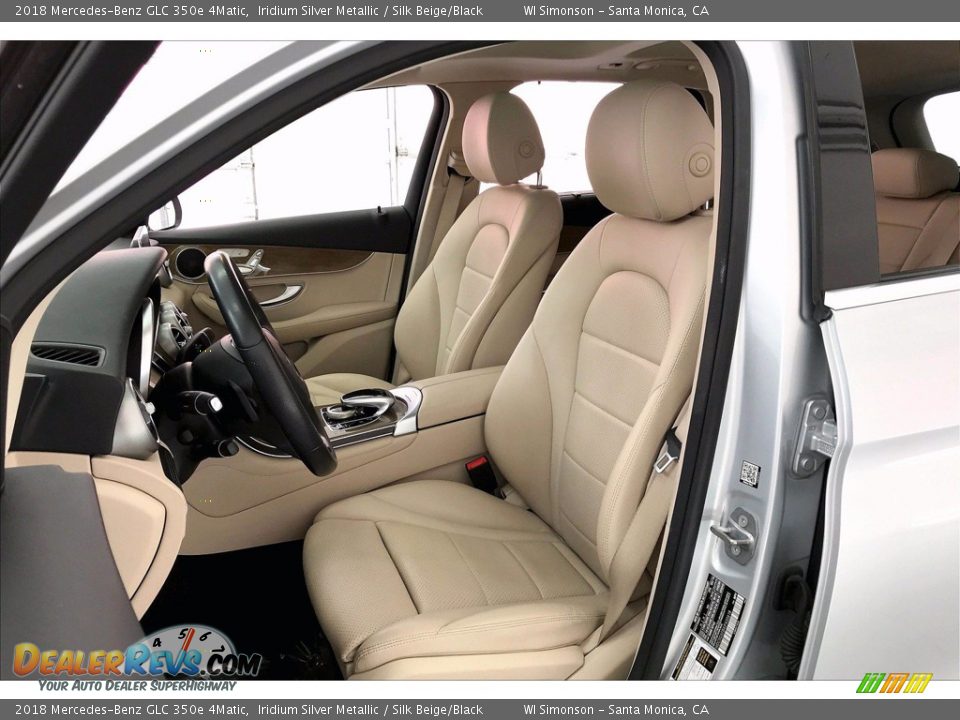 2018 Mercedes-Benz GLC 350e 4Matic Iridium Silver Metallic / Silk Beige/Black Photo #18