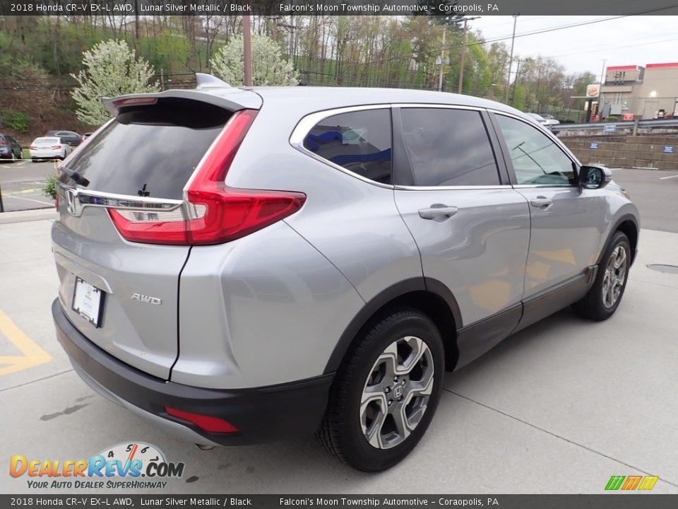 2018 Honda CR-V EX-L AWD Lunar Silver Metallic / Black Photo #5