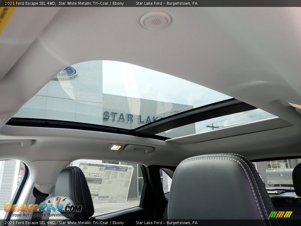 2021 Ford Escape SEL 4WD Star White Metallic Tri-Coat / Ebony Photo #16