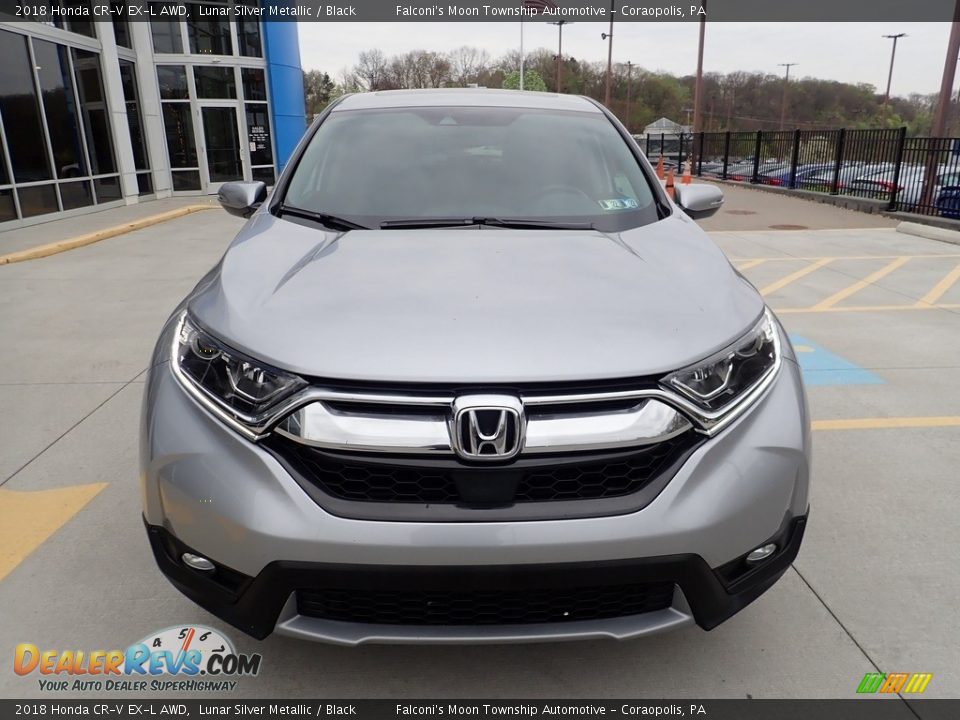 2018 Honda CR-V EX-L AWD Lunar Silver Metallic / Black Photo #8