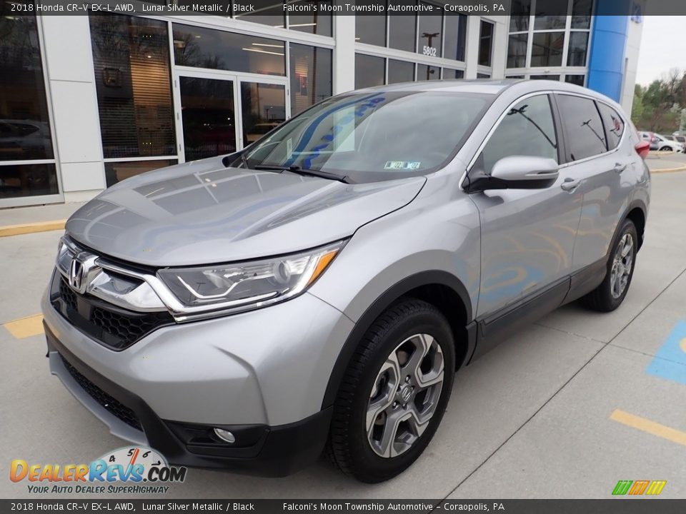2018 Honda CR-V EX-L AWD Lunar Silver Metallic / Black Photo #9
