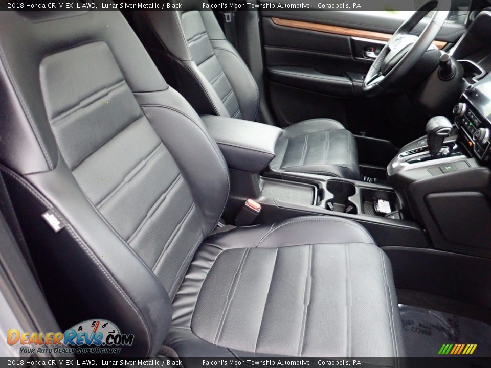 2018 Honda CR-V EX-L AWD Lunar Silver Metallic / Black Photo #11