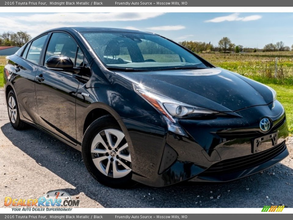 2016 Toyota Prius Four Midnight Black Metallic / Black Photo #1