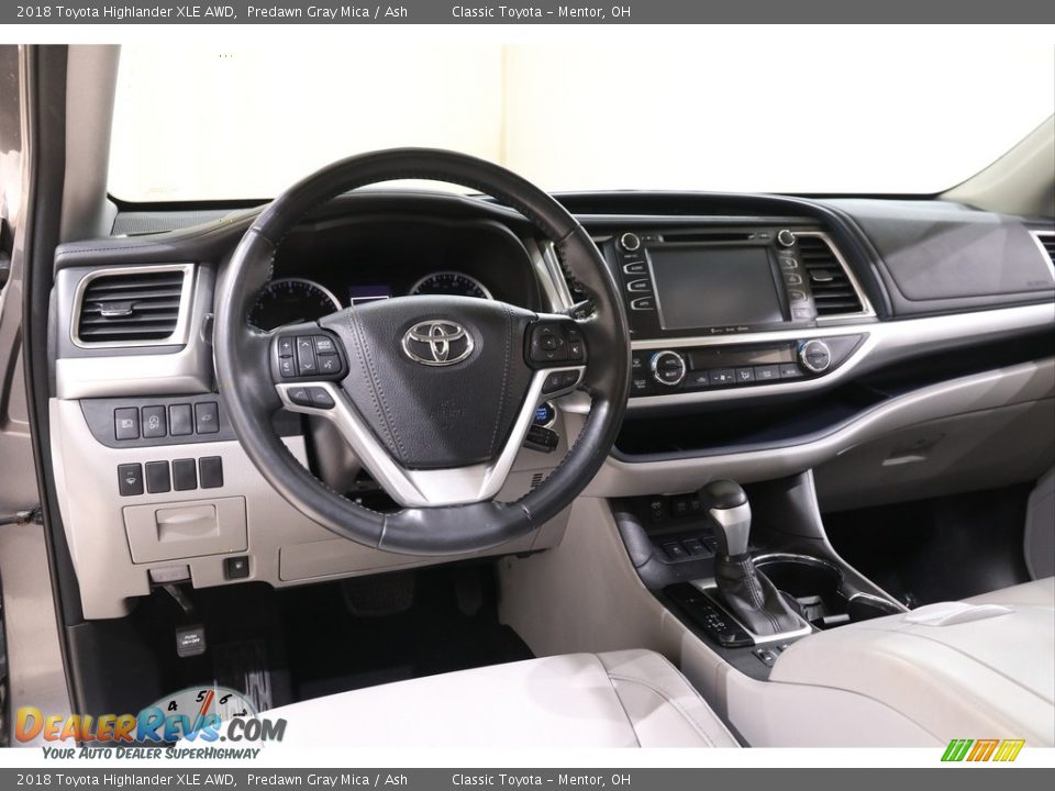 2018 Toyota Highlander XLE AWD Predawn Gray Mica / Ash Photo #6