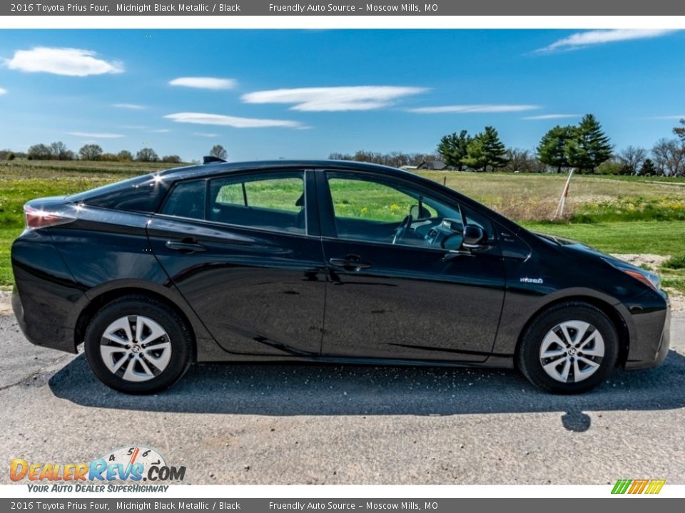 2016 Toyota Prius Four Midnight Black Metallic / Black Photo #3