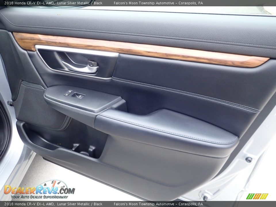2018 Honda CR-V EX-L AWD Lunar Silver Metallic / Black Photo #14
