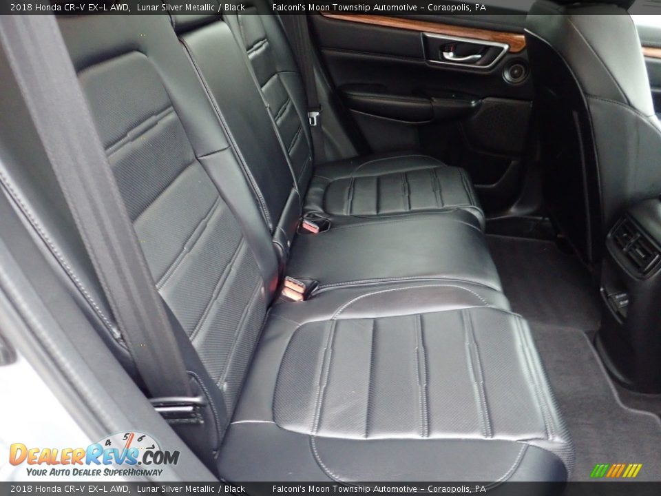 2018 Honda CR-V EX-L AWD Lunar Silver Metallic / Black Photo #15