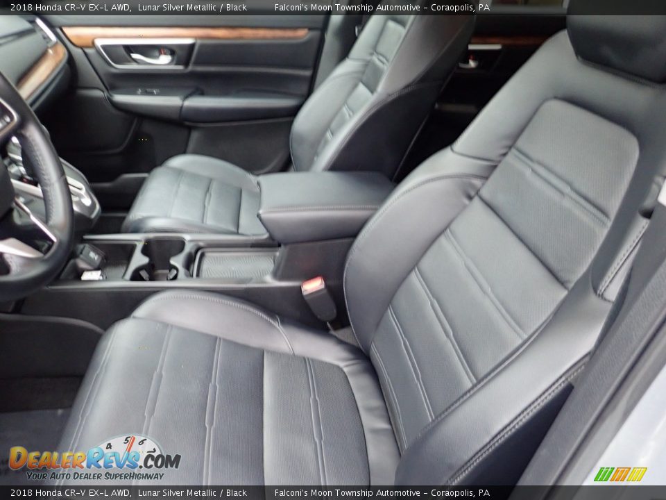 2018 Honda CR-V EX-L AWD Lunar Silver Metallic / Black Photo #16