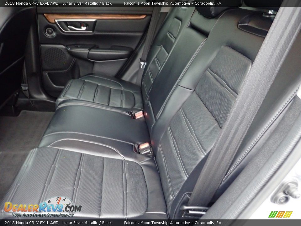 2018 Honda CR-V EX-L AWD Lunar Silver Metallic / Black Photo #17