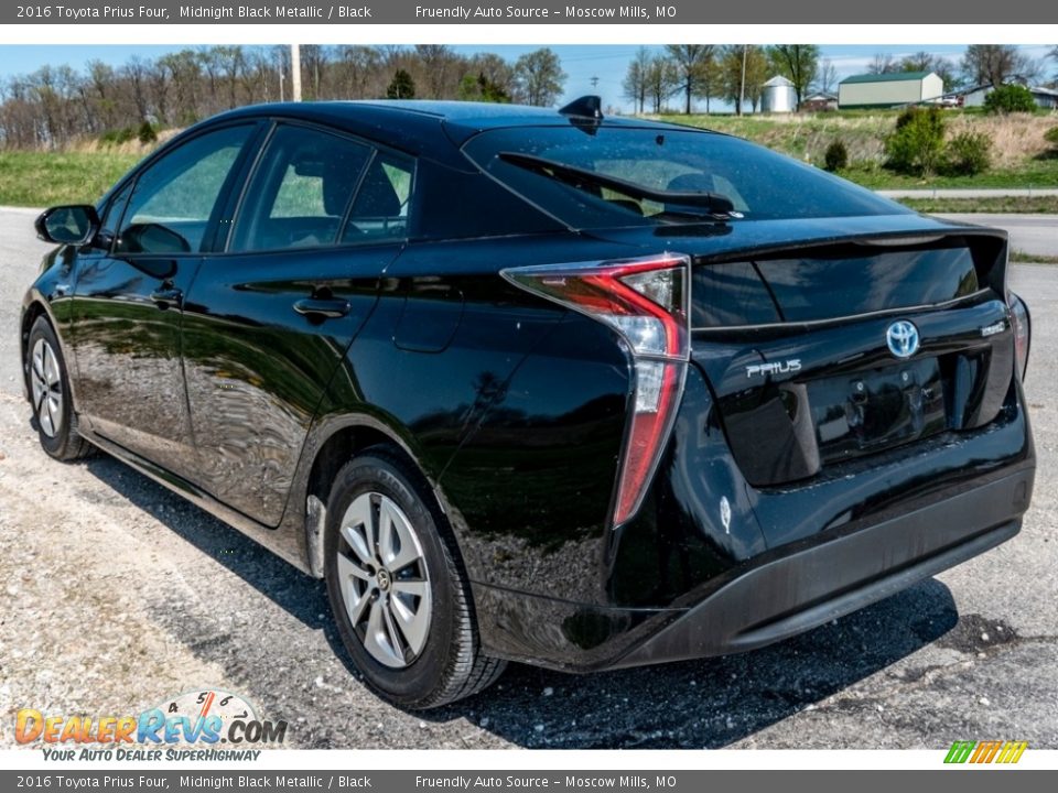 2016 Toyota Prius Four Midnight Black Metallic / Black Photo #6