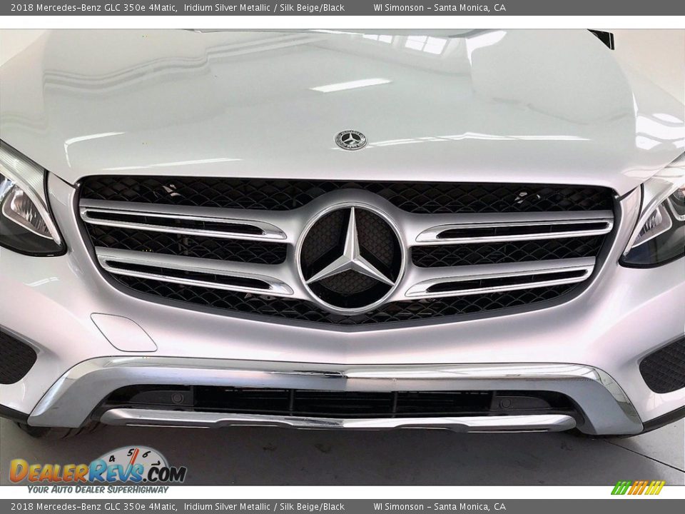 2018 Mercedes-Benz GLC 350e 4Matic Iridium Silver Metallic / Silk Beige/Black Photo #30