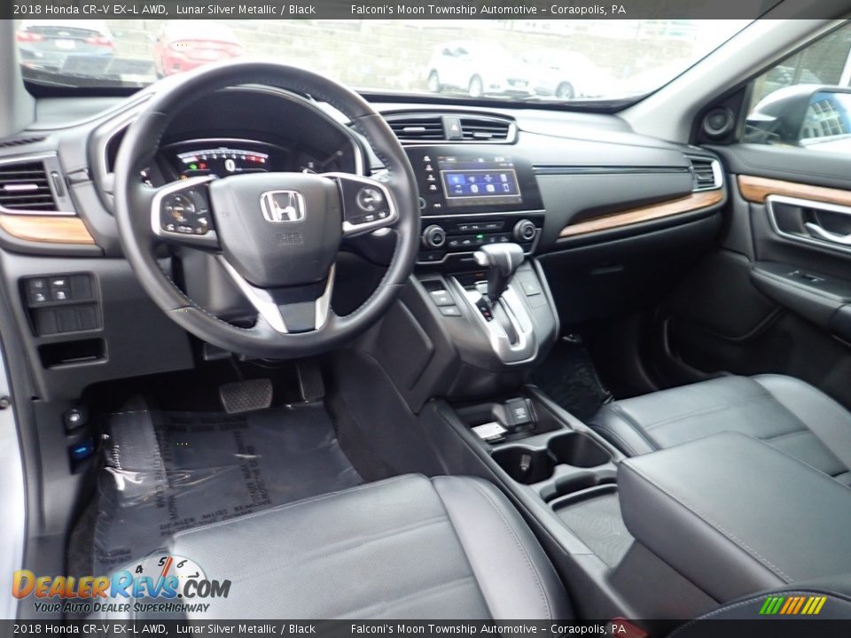 2018 Honda CR-V EX-L AWD Lunar Silver Metallic / Black Photo #18