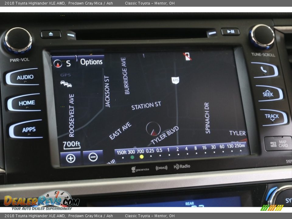 2018 Toyota Highlander XLE AWD Predawn Gray Mica / Ash Photo #11