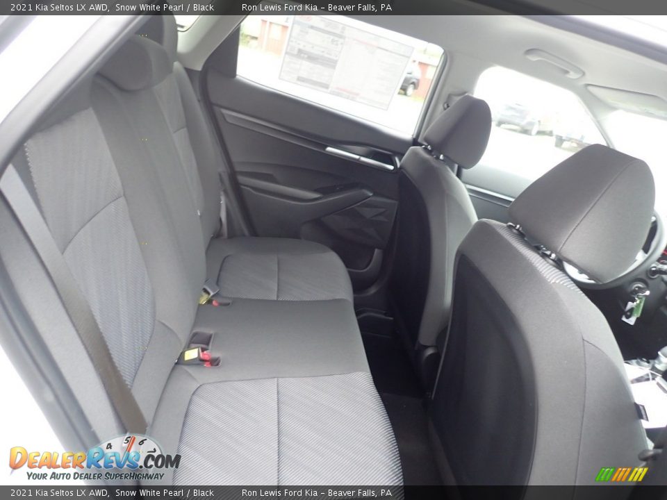 2021 Kia Seltos LX AWD Snow White Pearl / Black Photo #10