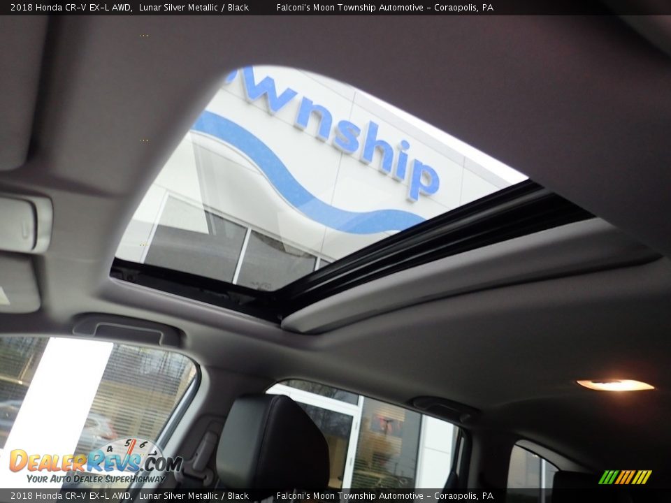 2018 Honda CR-V EX-L AWD Lunar Silver Metallic / Black Photo #21