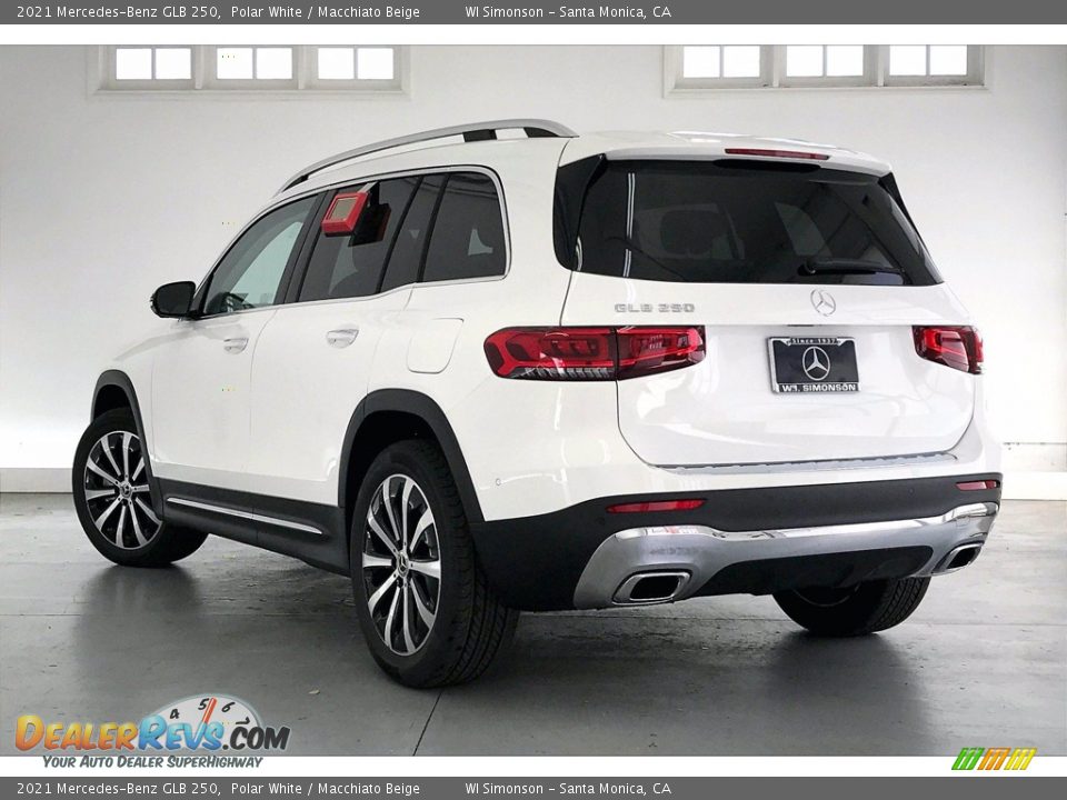 2021 Mercedes-Benz GLB 250 Polar White / Macchiato Beige Photo #2