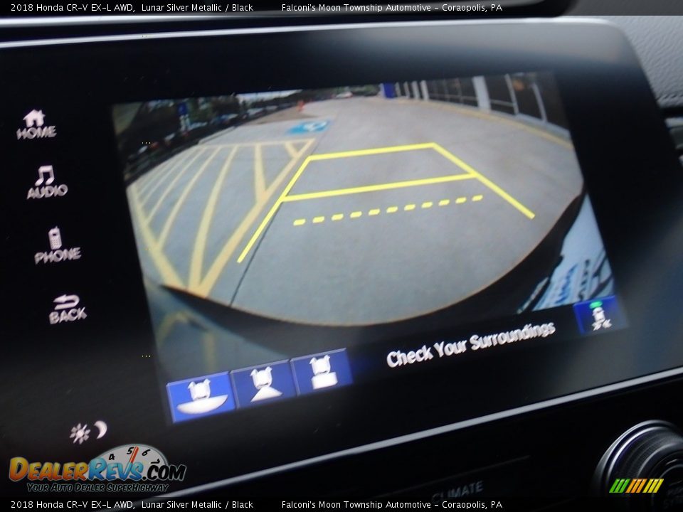 2018 Honda CR-V EX-L AWD Lunar Silver Metallic / Black Photo #25